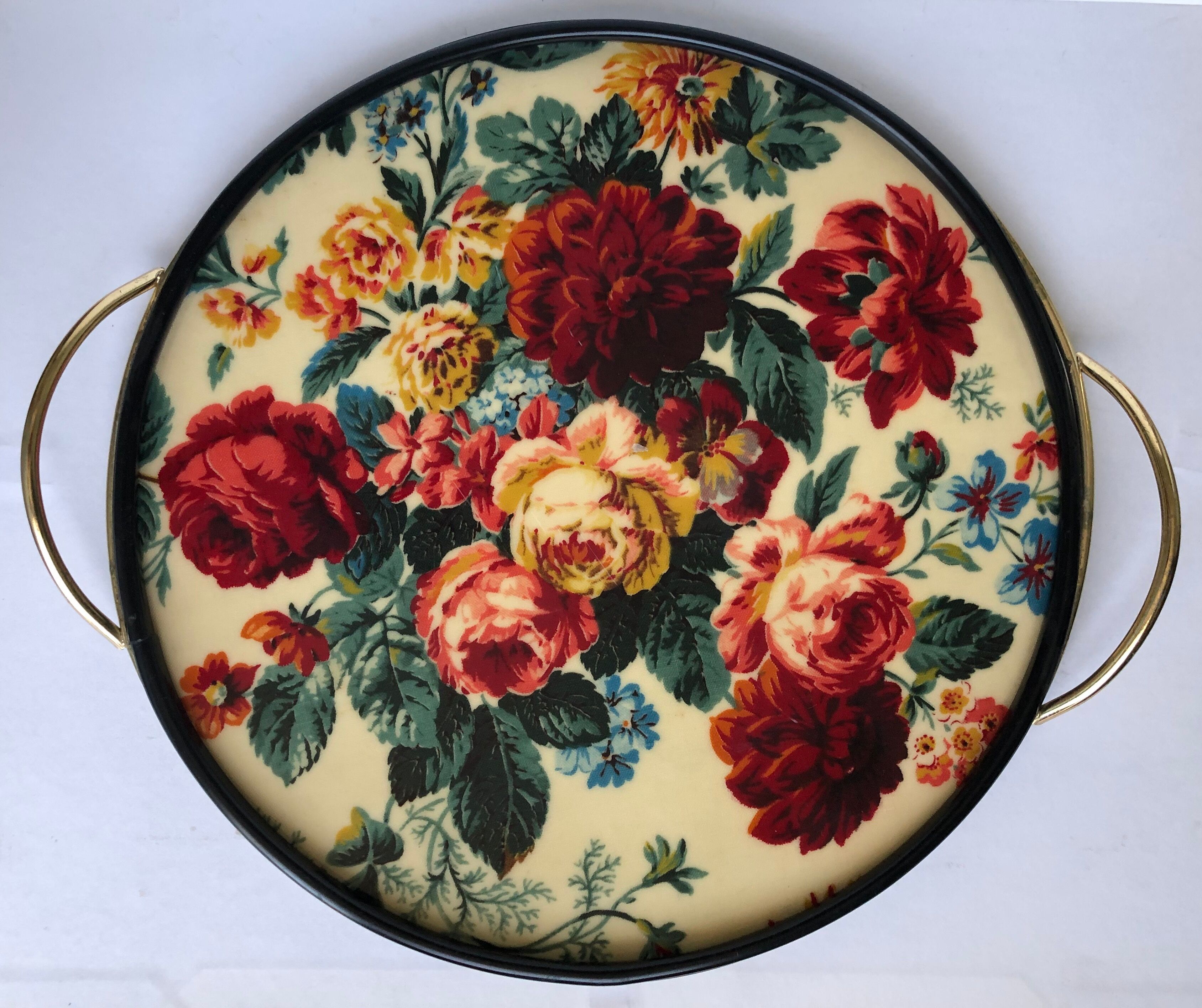 Round flower tray