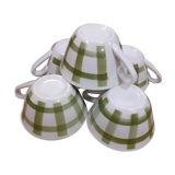 Vichy coffee cups