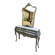 Baroque marble mirror console