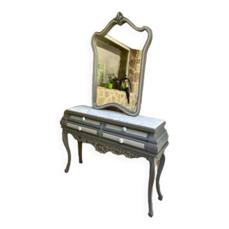 Console-miroir marbre baroque