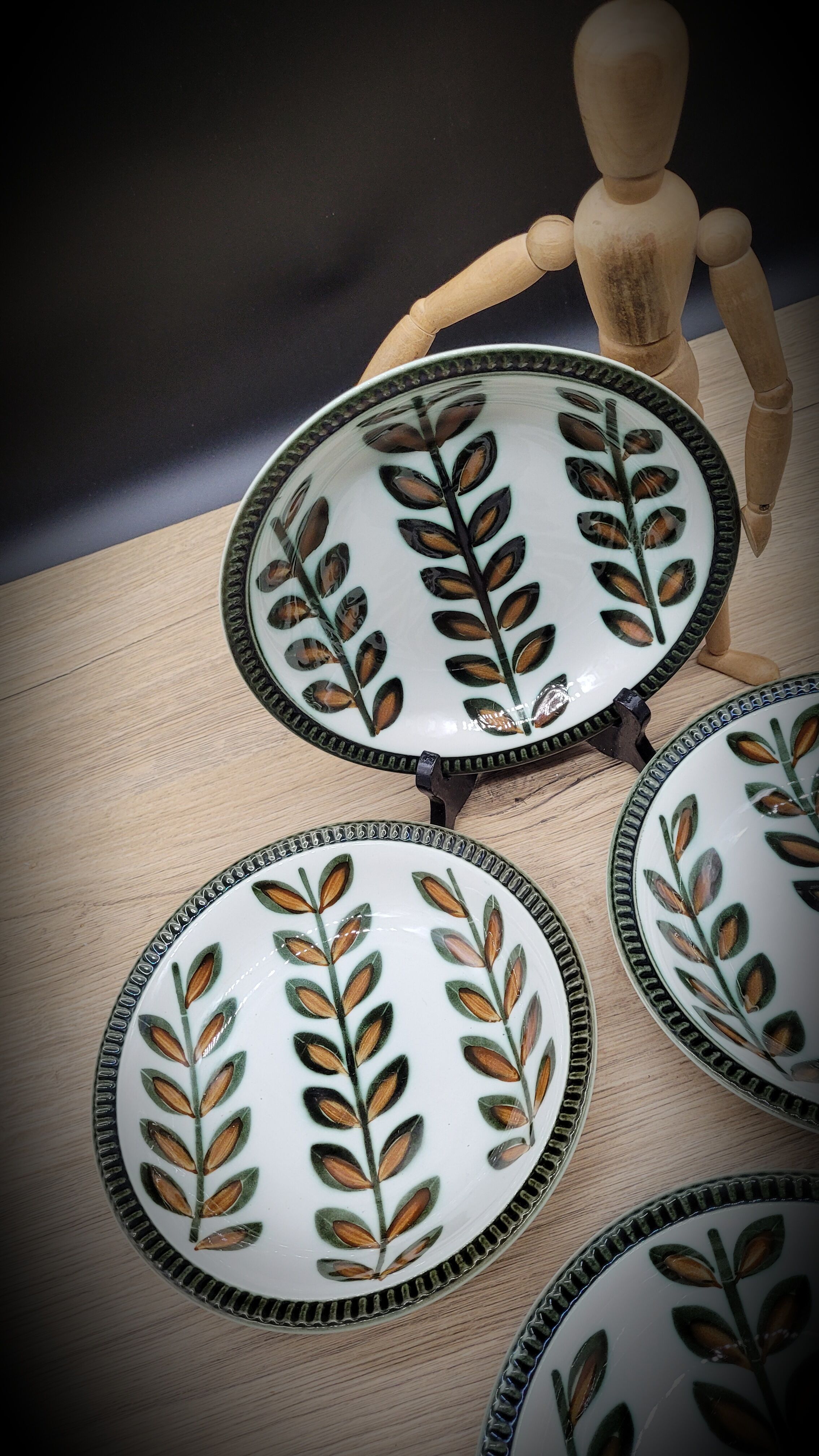 Set 4 plates Rambouillet 1966