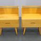 1960s Pair of Night Stands with, Czechoslovakia