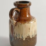 Mid-Century Modern Fat Lava Drip Glaze Ceramic Vase, West Germany, 1970s