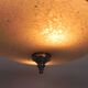 Art Deco pendant lamp with cloudy glass bowl, 1930s