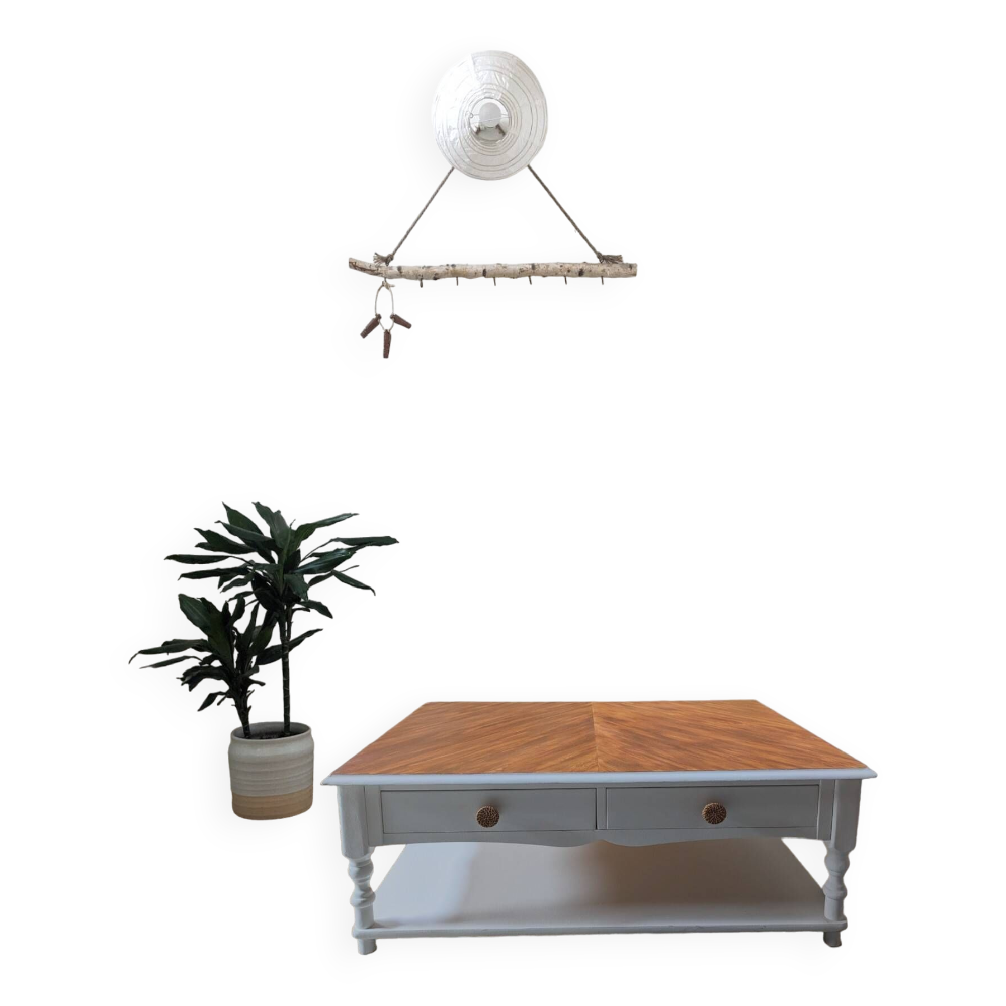 Chic country coffee table