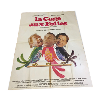 Great Original Movie Poster La Cage aux fous 1978