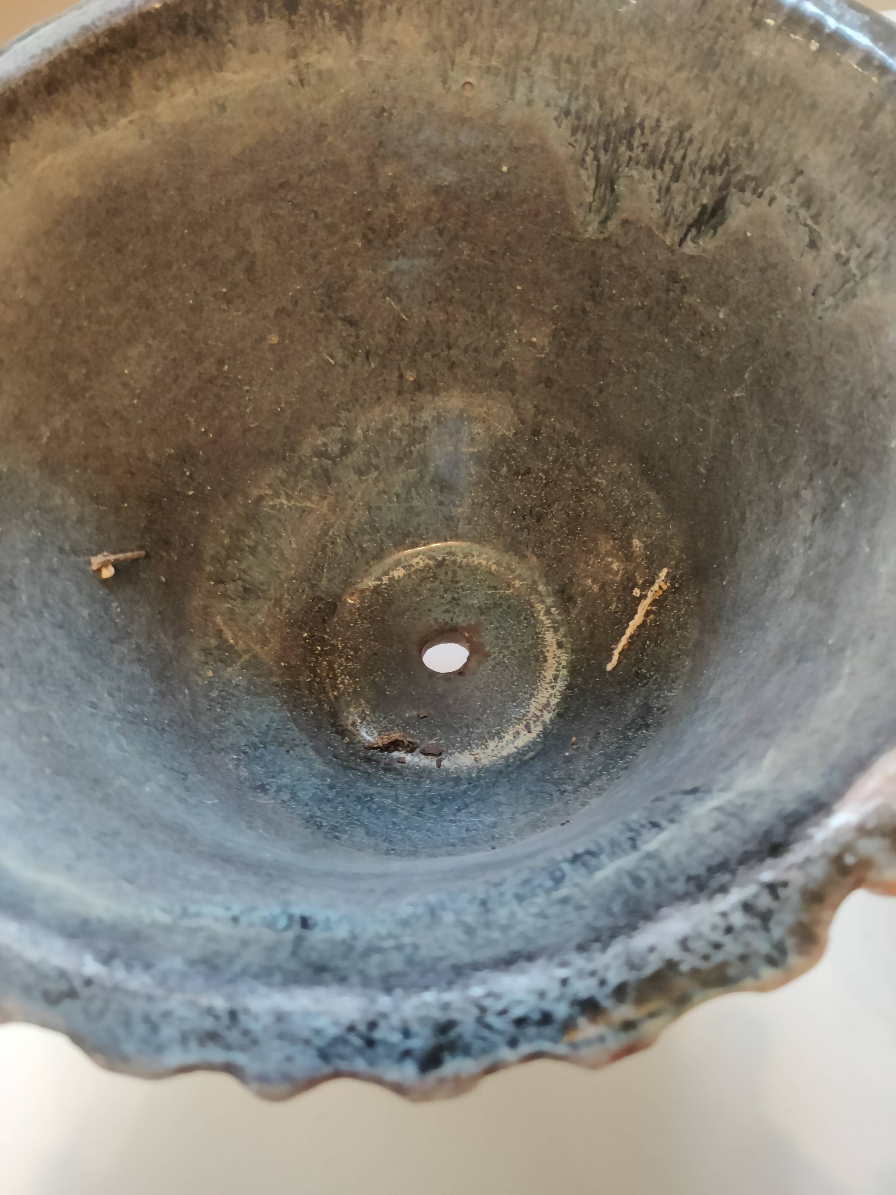 Trois grands cache-pots céramique Accolay
