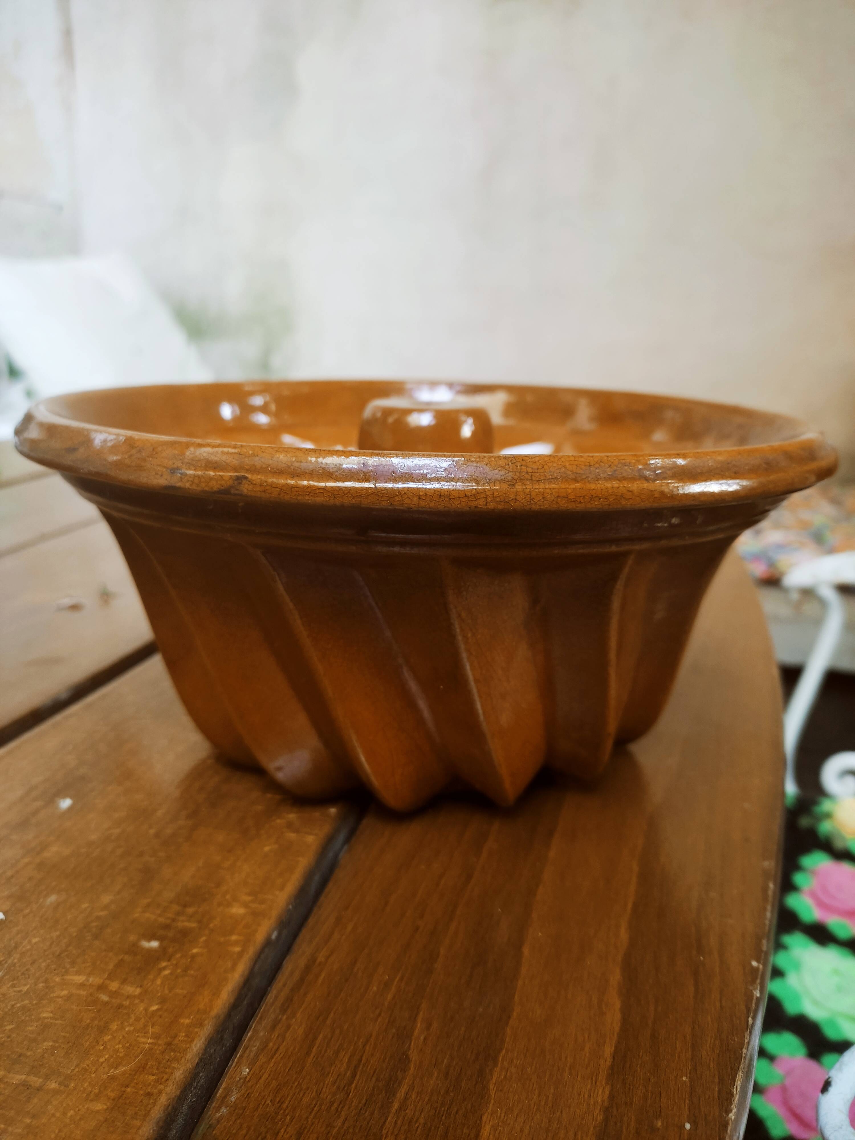 Brioche mold, terracotta kouglof