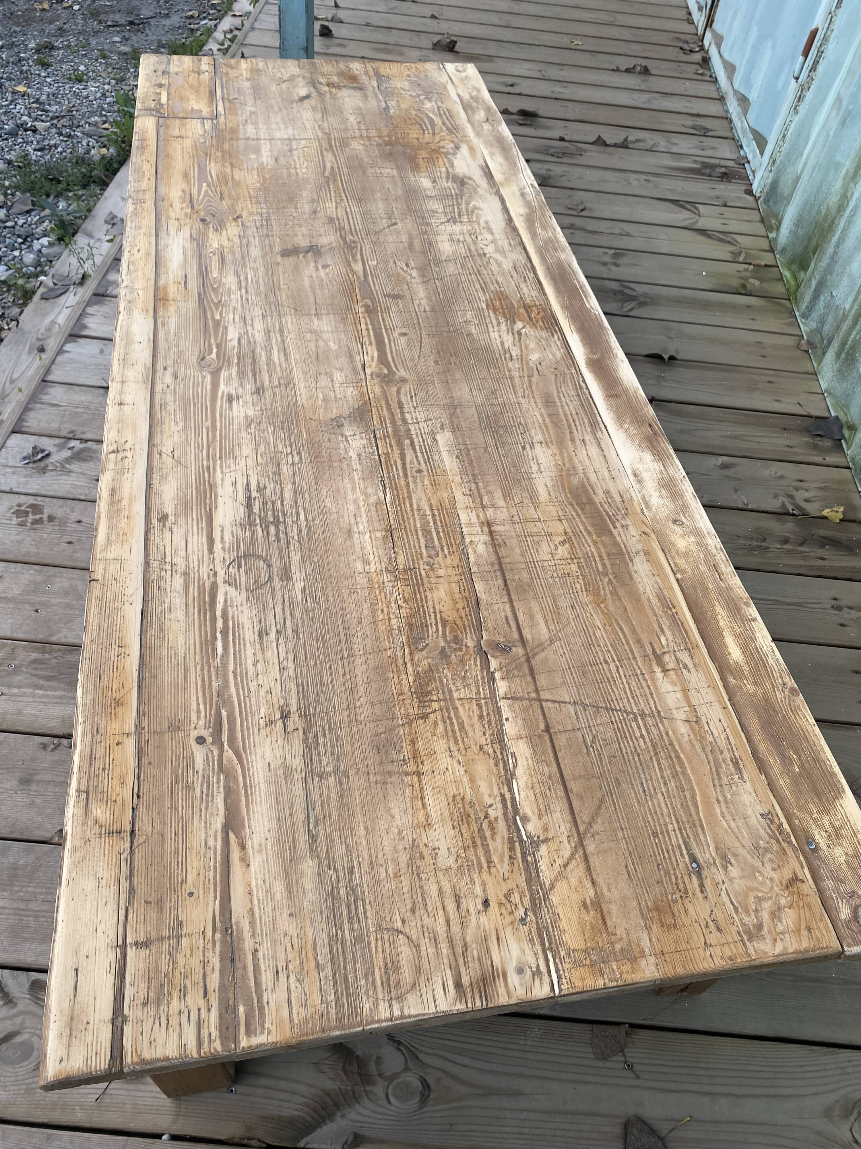 Wooden Farmhouse Coffee Table