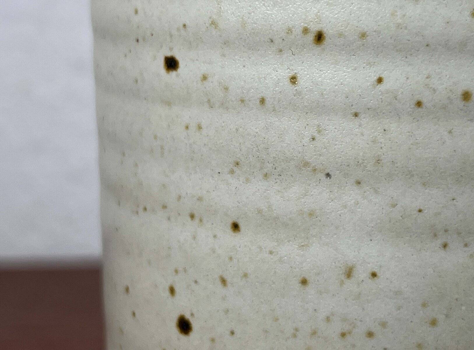 Minimalist vase from a Danish studio by Jette Andersen Keramik, 1960s.