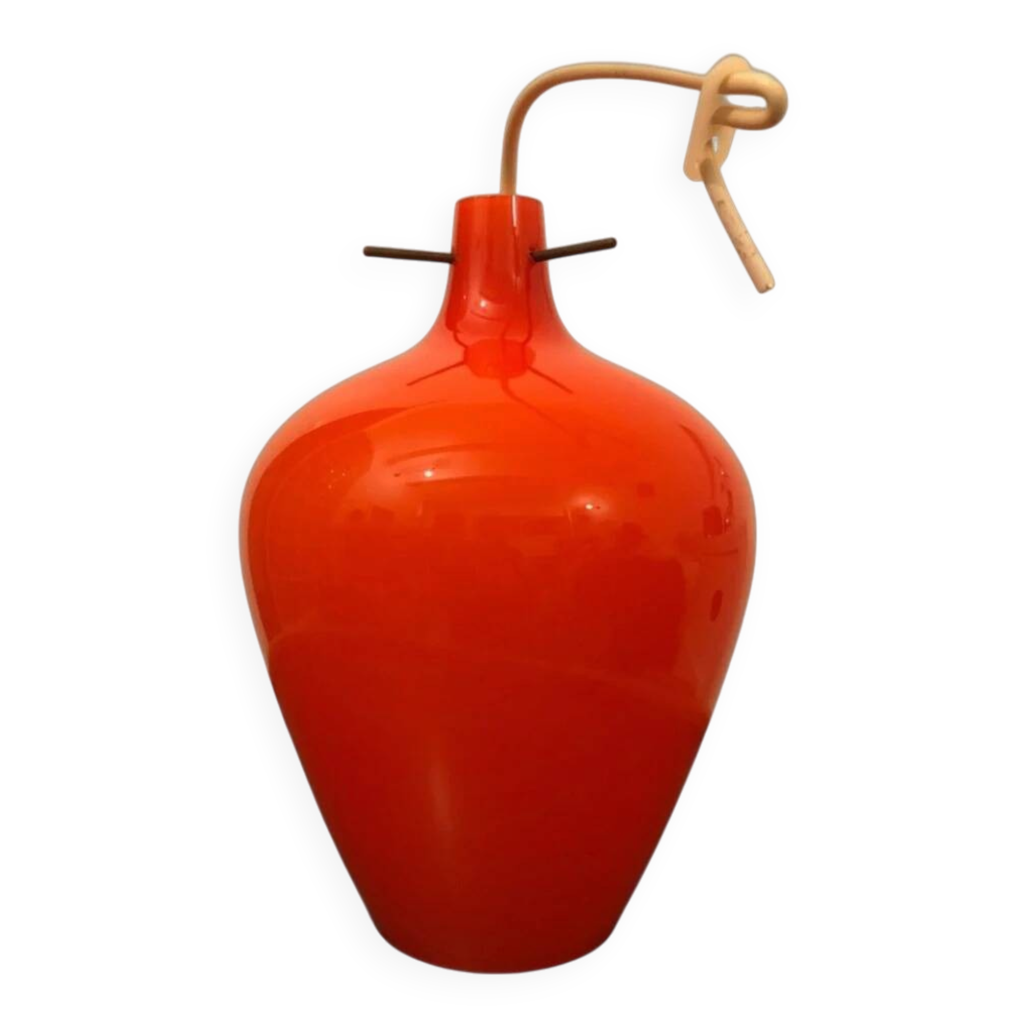 Rare murano lamp vintage suspension vistosi vignelli venini excellent condition