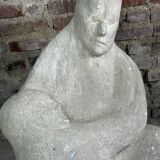 Plaster sculpture by dragoljub milosevic 1970