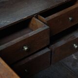18th-Century English Antique Sideboard / Mule Chest