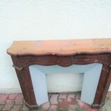 Marble faux mantelpiece