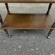 Vintage dessert trolley – Side table / Retro TV unit 1980