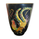 Ceramic vase with Rooster decorations