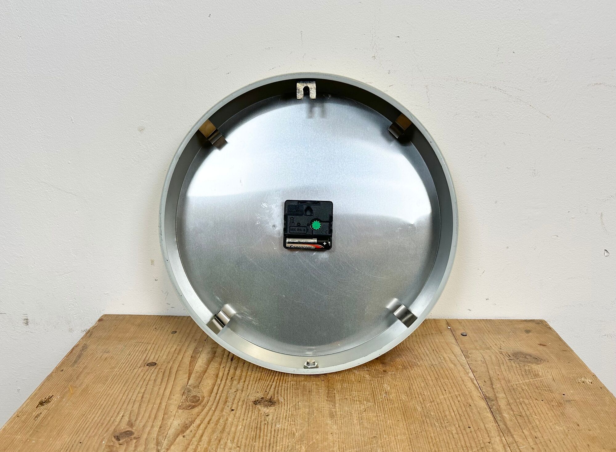 Vintage Beige School Wall Clock from Van Doorn, 1960s