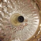 Hanging glass and stamps