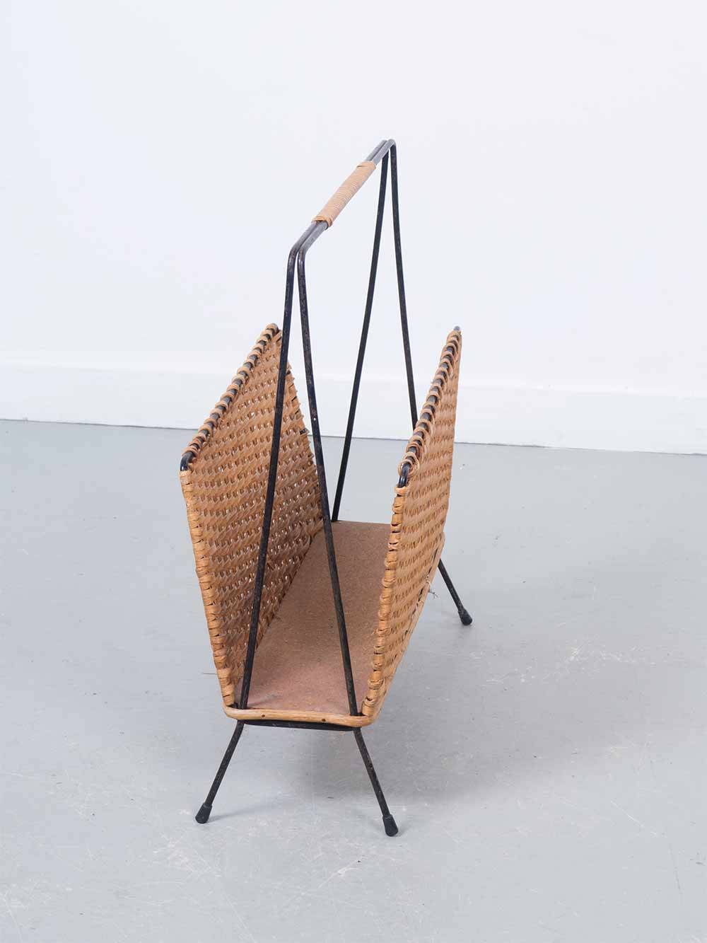 Rattan Magazine Holder