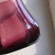 Vintage purple plum glass pitcher and glass – Retro set