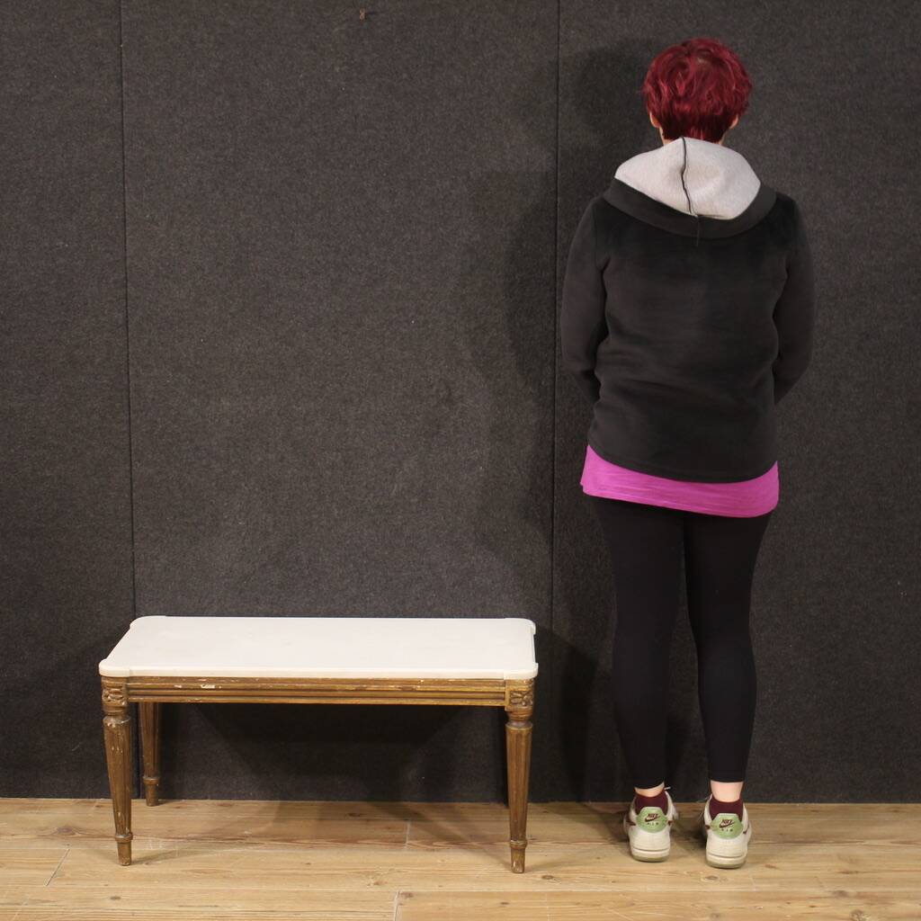 20th Century Marble Top Coffee Table