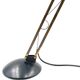 Mid-century green and brass table lamp, Italy 1960s