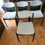 Set of 4 Self chairs 1970