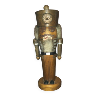 Old wooden nutcracker - Wooden figurine soldier