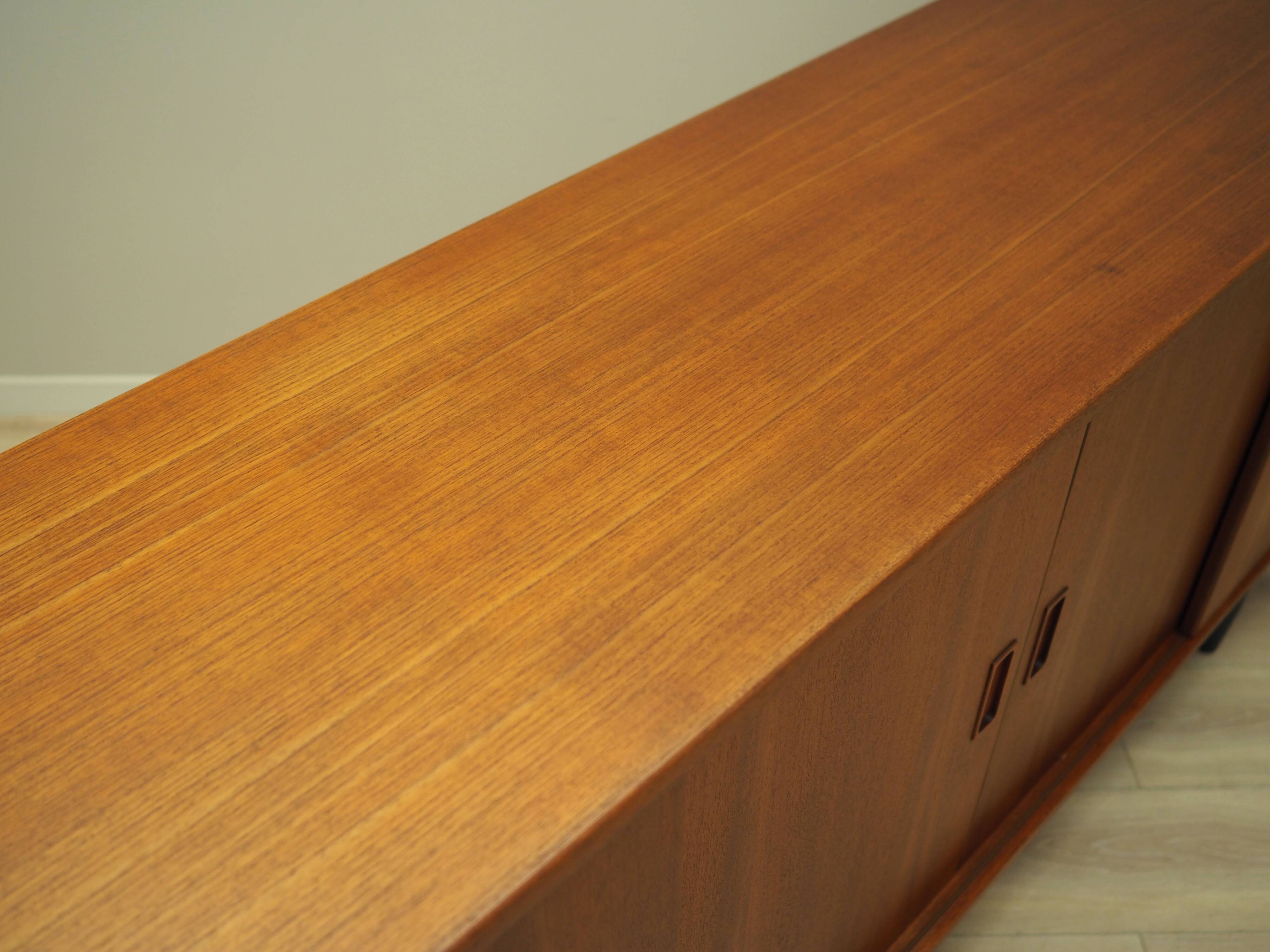 Teak sideboard, Danish design, 1970s, production: Westergaard