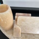 Vintage alabaster office kit 70s