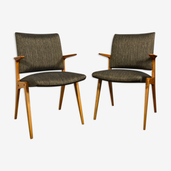 Pair of extra armchairs, 1960's