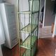 Green bamboo/rattan shelf