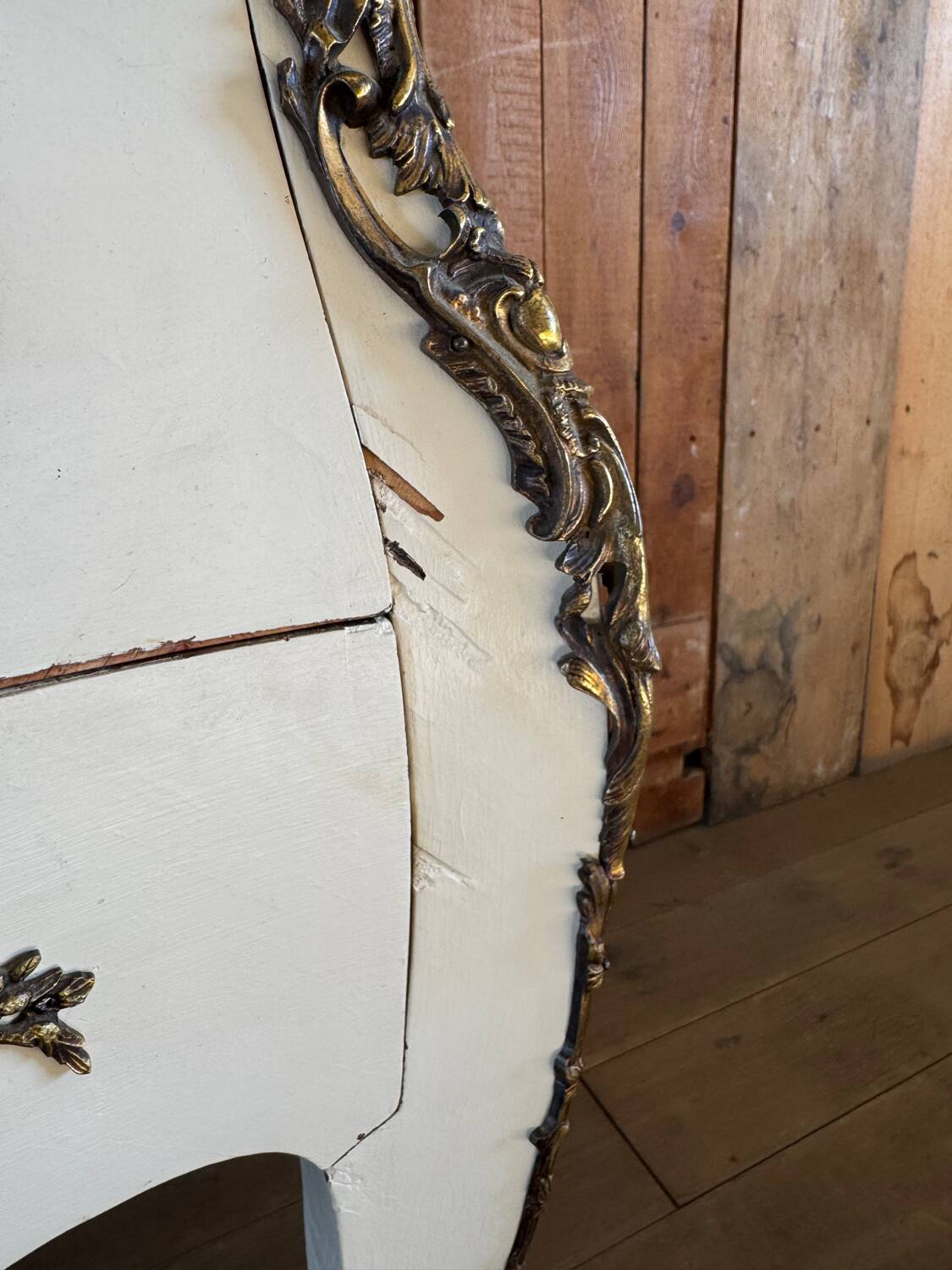 Louis XV style chest of drawers stamped Delorme