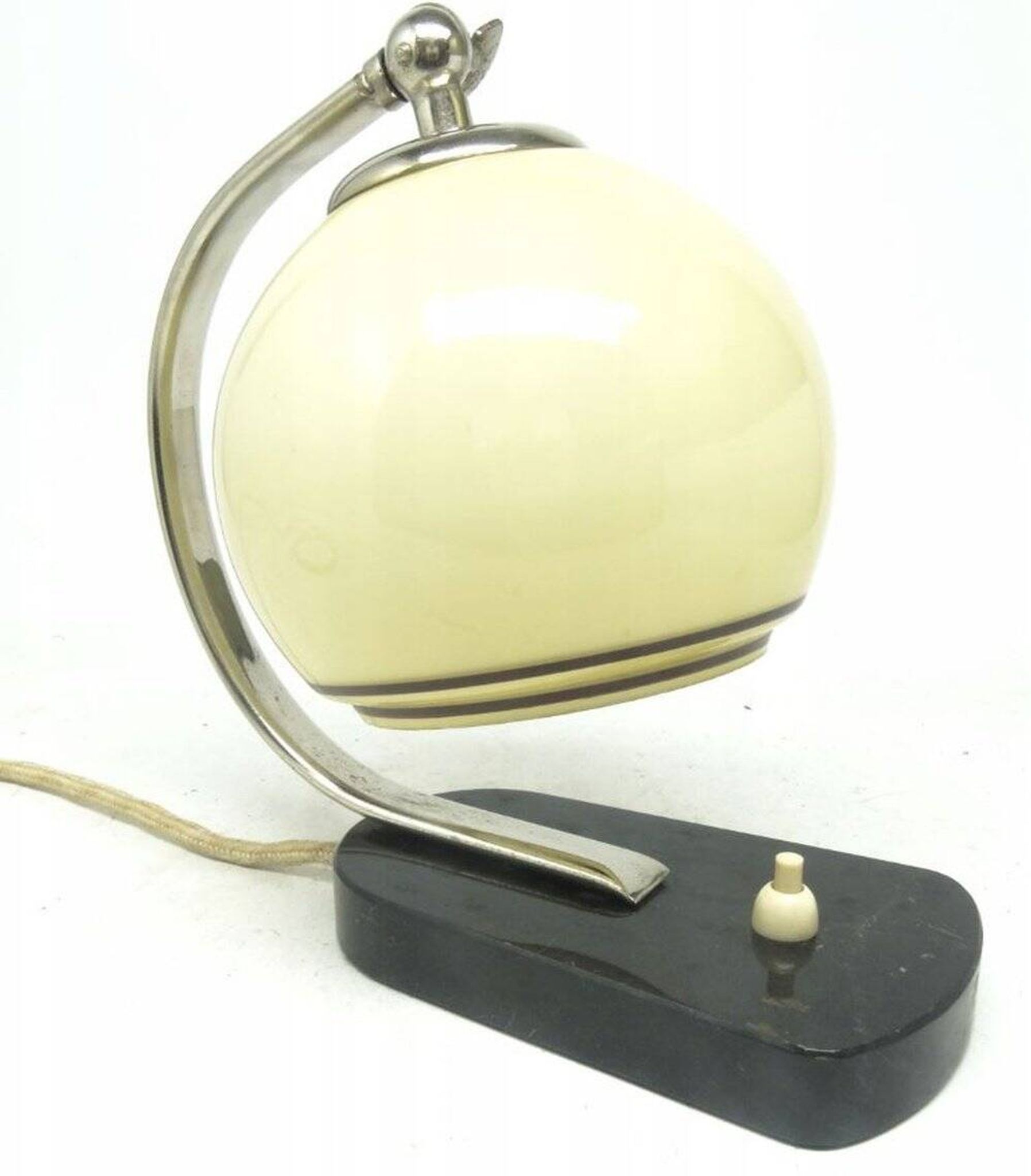 Art Deco bedside table lamp attributed to Josef Hurka for Napako, Czechoslovakia, 1950s
