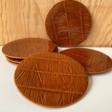 Slip dessert plates