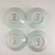 4 Cups and Saucers for Coffee Haviland Model Ambassade (blue rim)