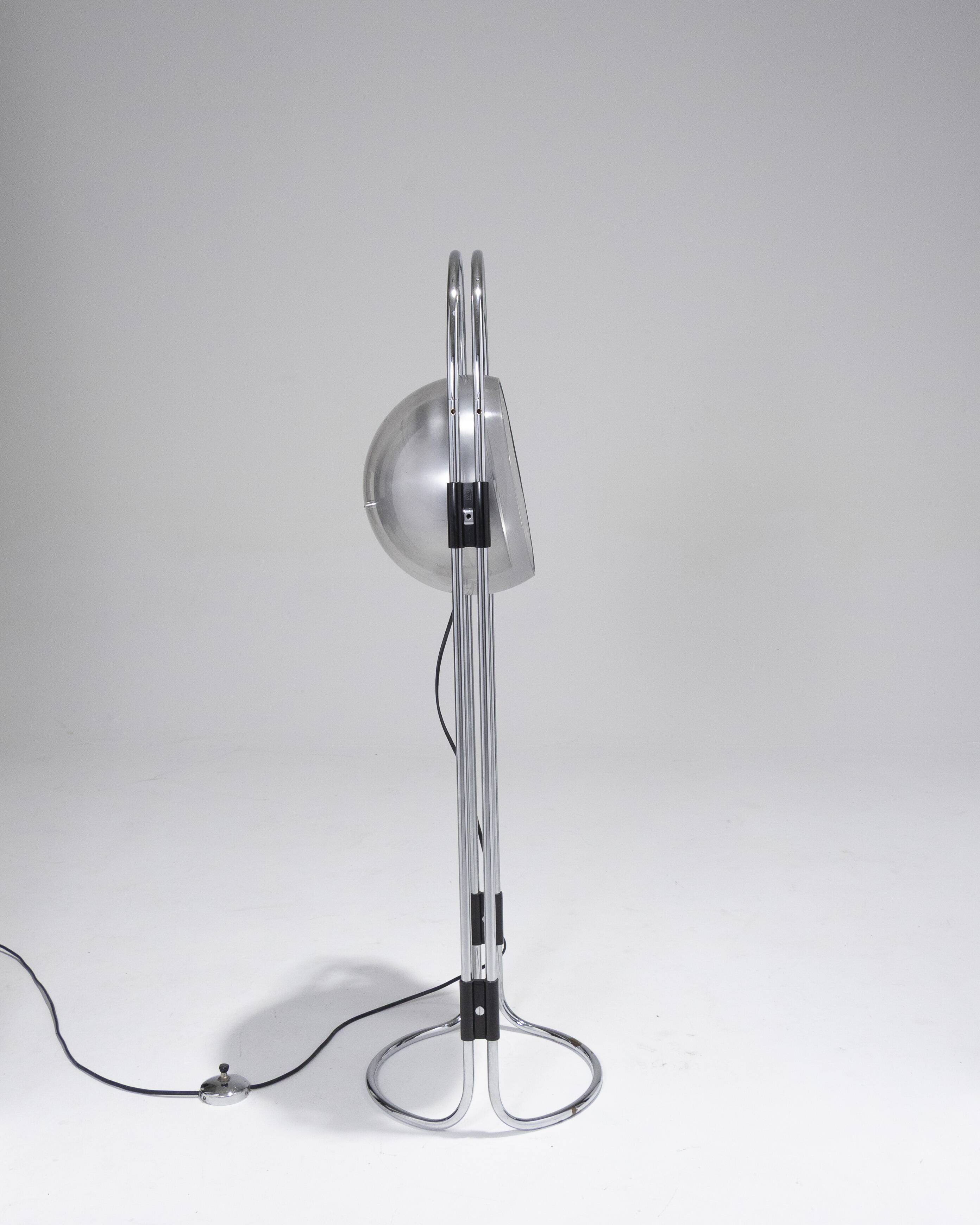 Space Age floor lamp, Andre Ricard, Metalarte, 1970s