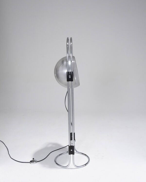 Lampadaire space age, andre ricard, metalarte, 1970s