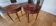 2 petites tables marquerie acajou