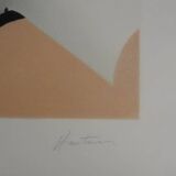 Arnaud D’HAUTERIVES: The Nap in a White Dress, original signed lithograph