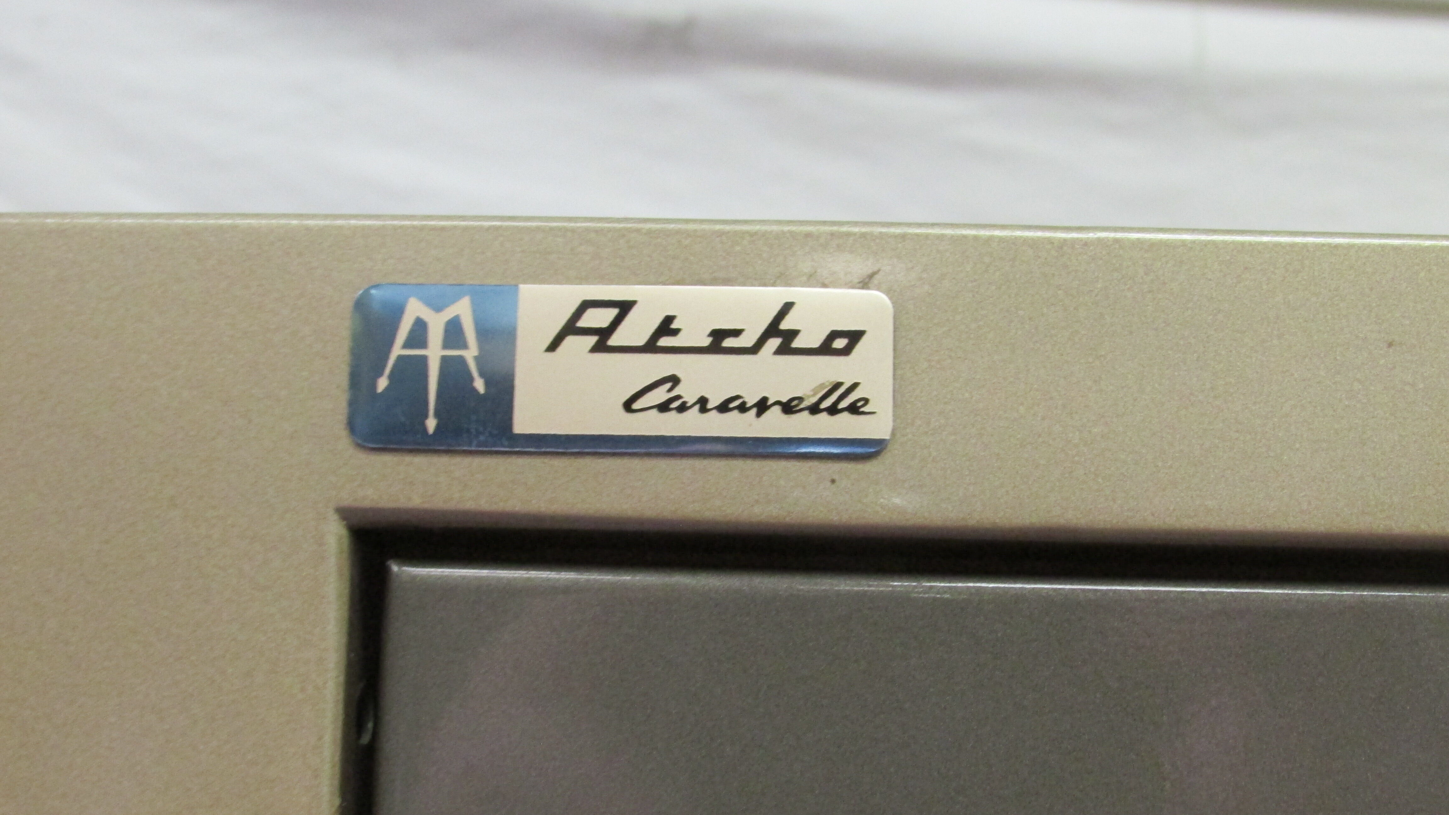 Atcho brand storage cabinet with flap