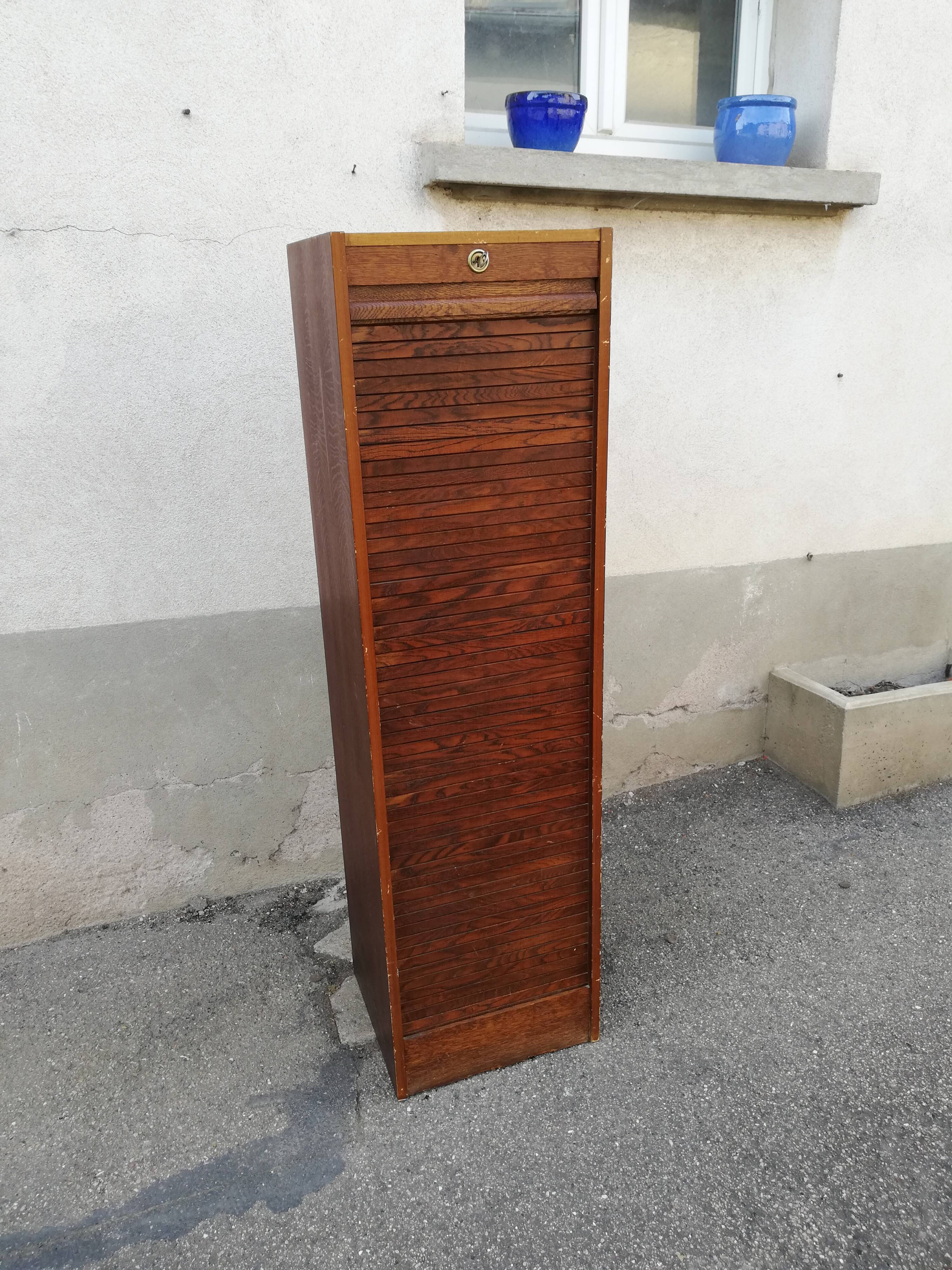 Meuble classeur vintage 1 rideau