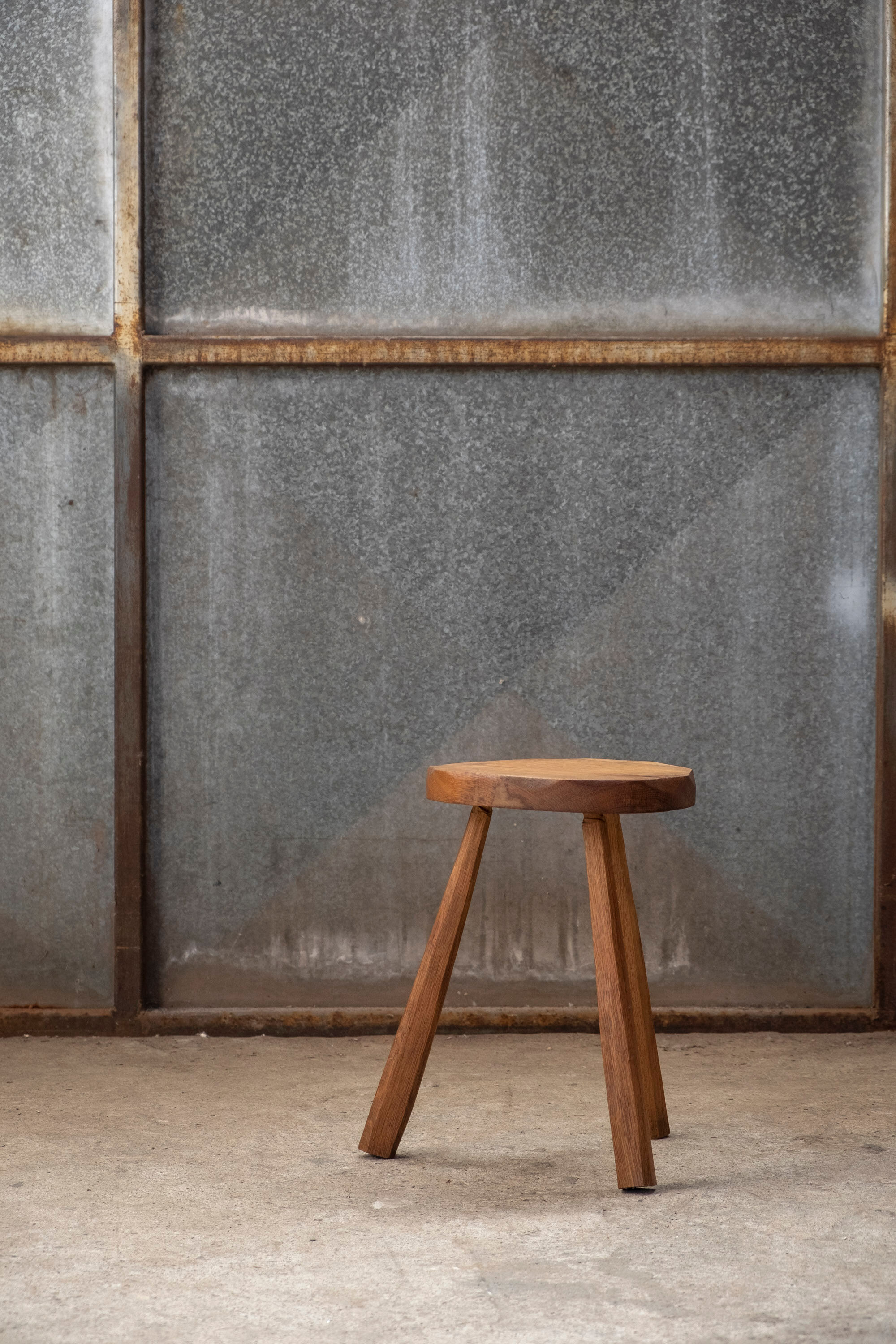 Vintage Stool in Oak