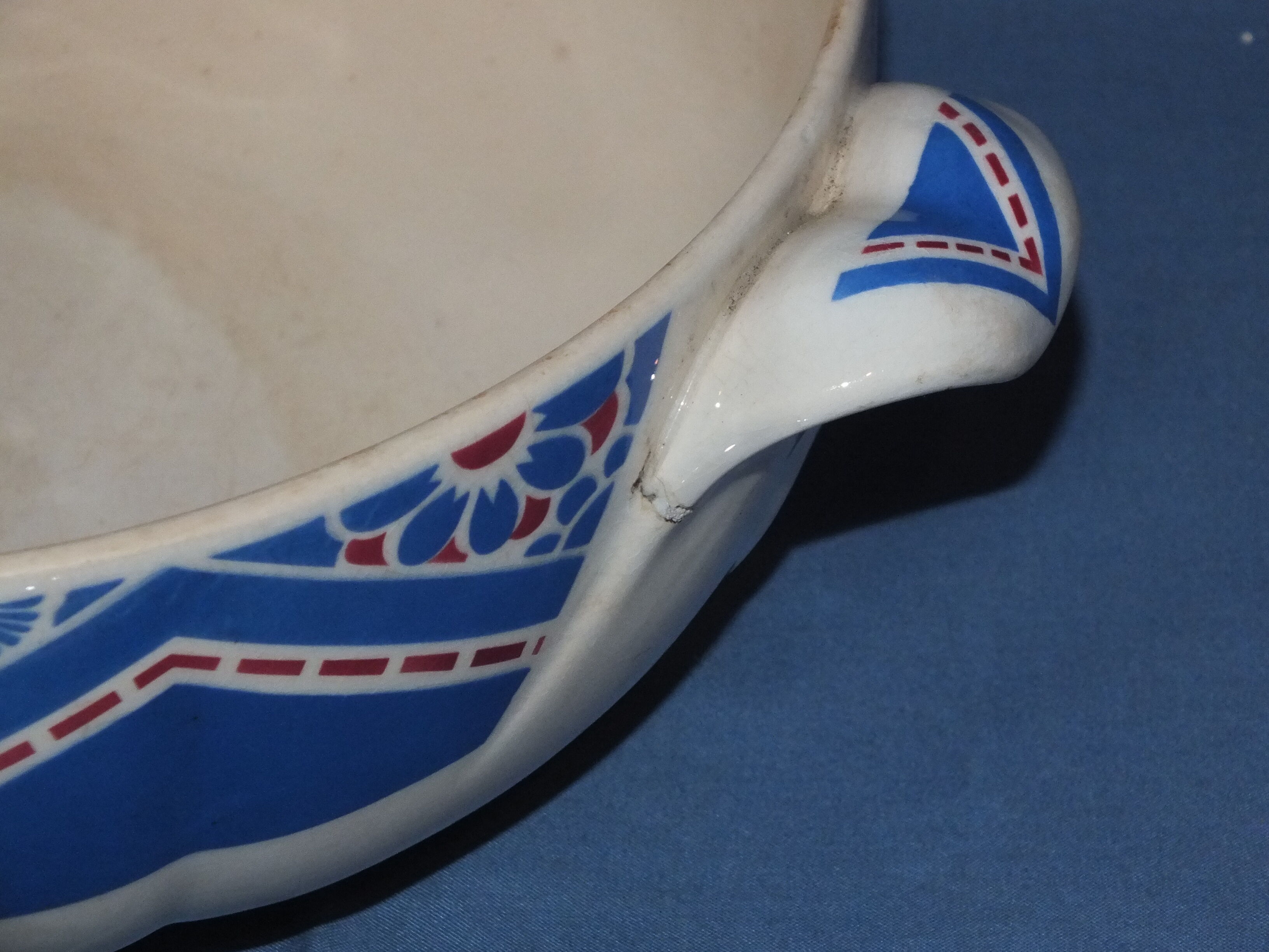 Art Deco soup maker Sarreguemines Tebriz