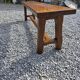 Solid oak farmhouse bench, 160cm in length.