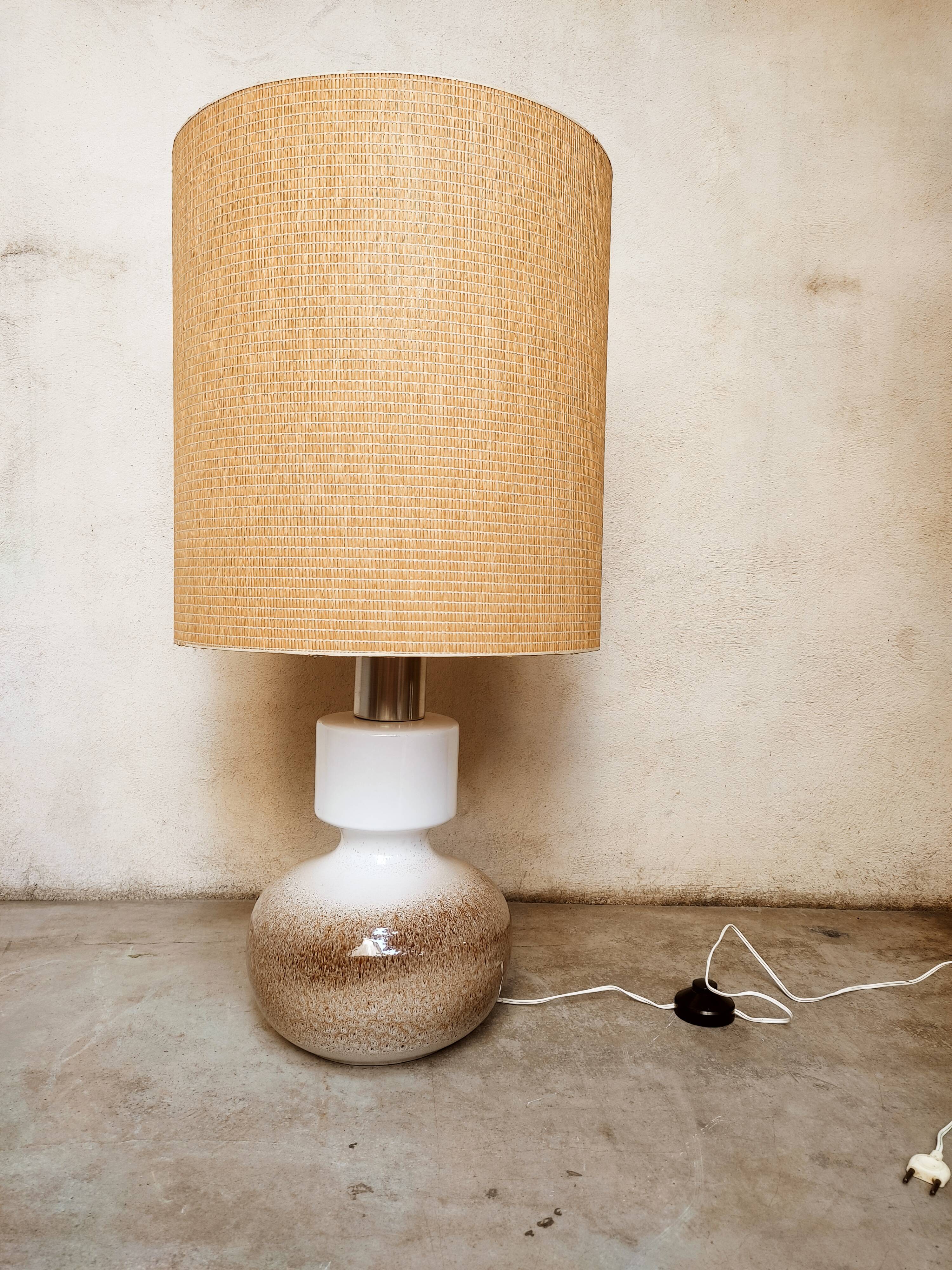 Ceramic floor lamp