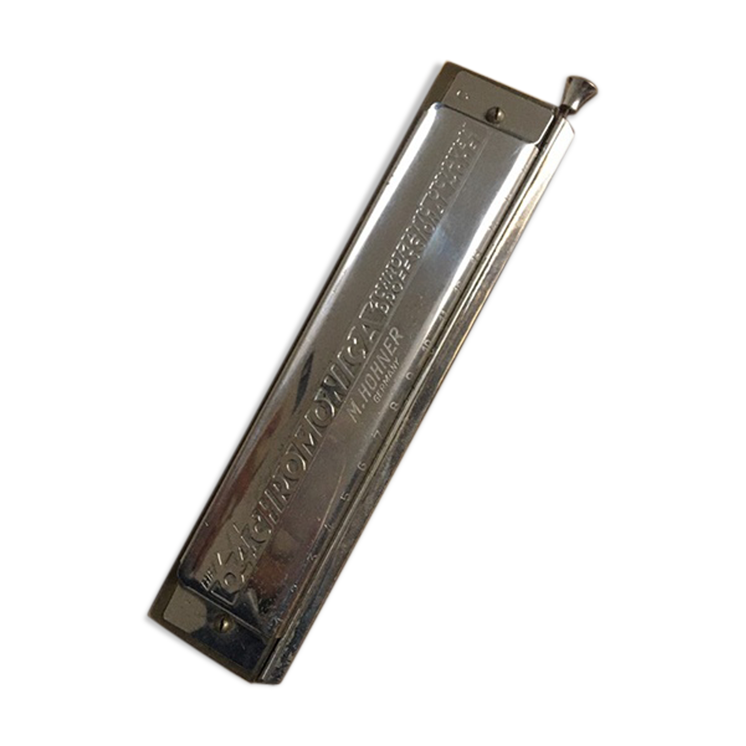 Former harmonica hohner - the 64 chromonica, 4 chromatic octaves professional model