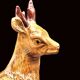 Zoomorphic Terrine of Roe Deer in Barbotine – Michel Caugant (Circa 1970)