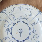 Ensemble de 14 assiettes Copenhague Boch frères Keramis