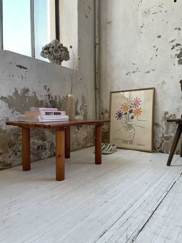 Table basse / porte-bagages style Rainer Daumiller